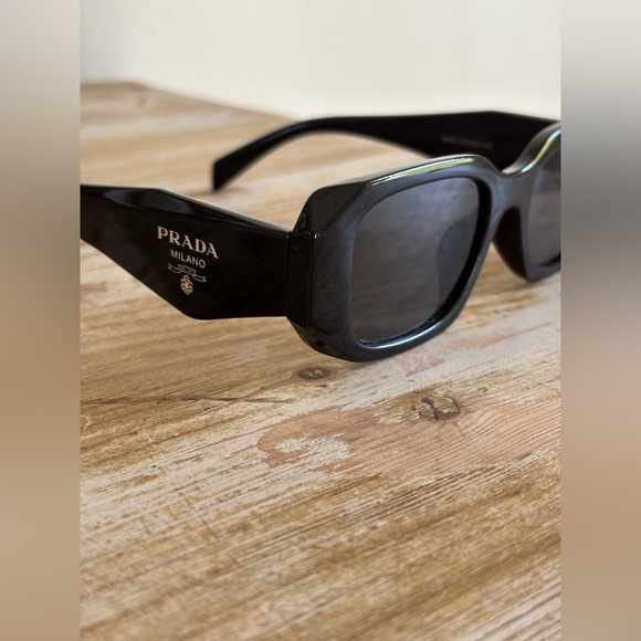 Prada Sunglasses in Glossy Black - Picture 1 of 8
